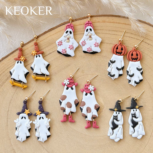 KEOKER Ghost Polymer Clay Cutters Halloween