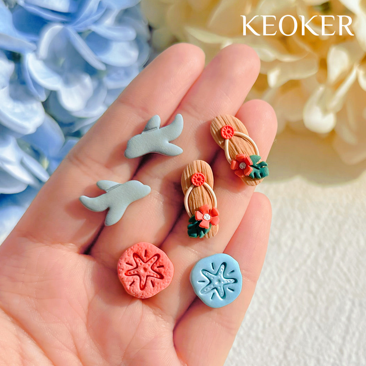 KEOKER Summer Polymer Clay Cutters