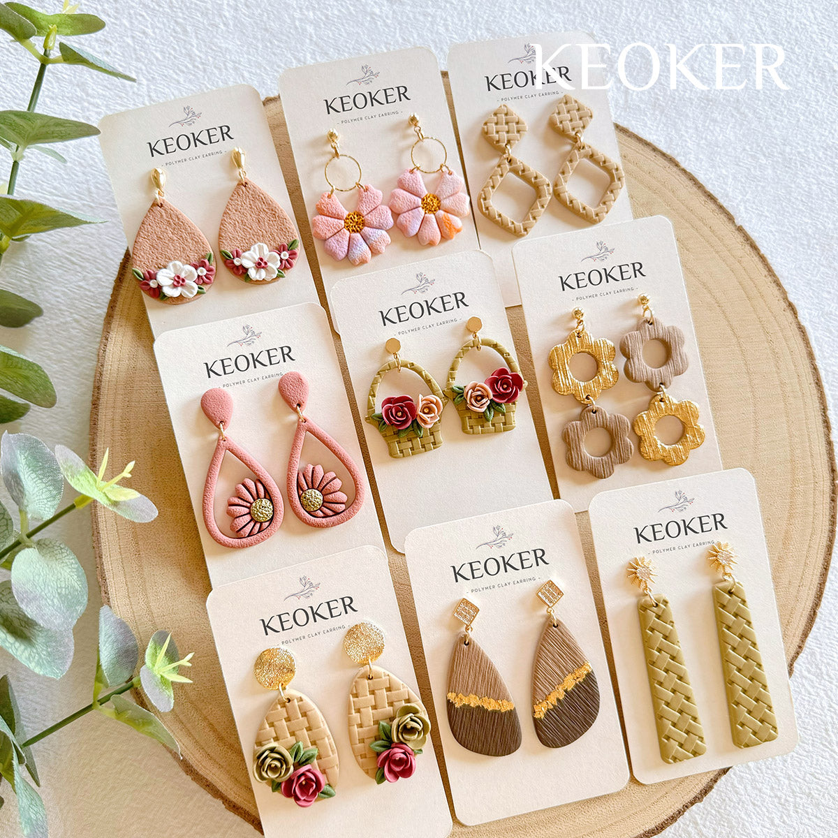 KEOKER Polymer Clay Texture Roller (Woven Texture)