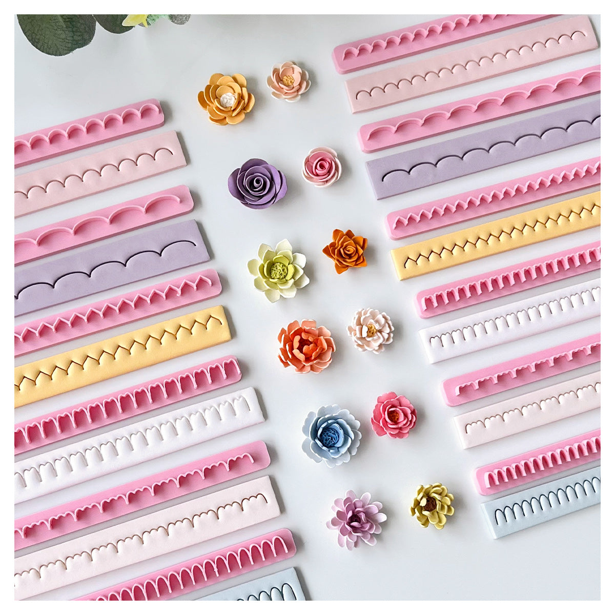 KEOKER Polymer Clay Flower Petal Line Cutter