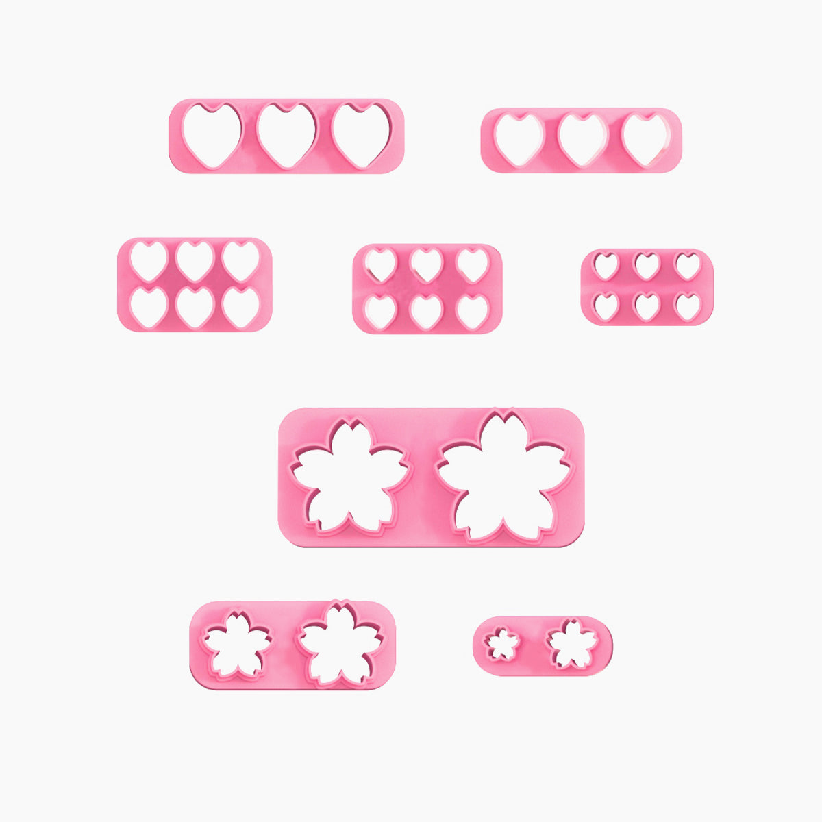 KEOKER Cherry Blossoms Clay Earring Cutters