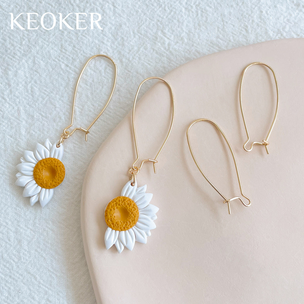 EOKER 14K Gold Filled Earring Hooks (20PCS)