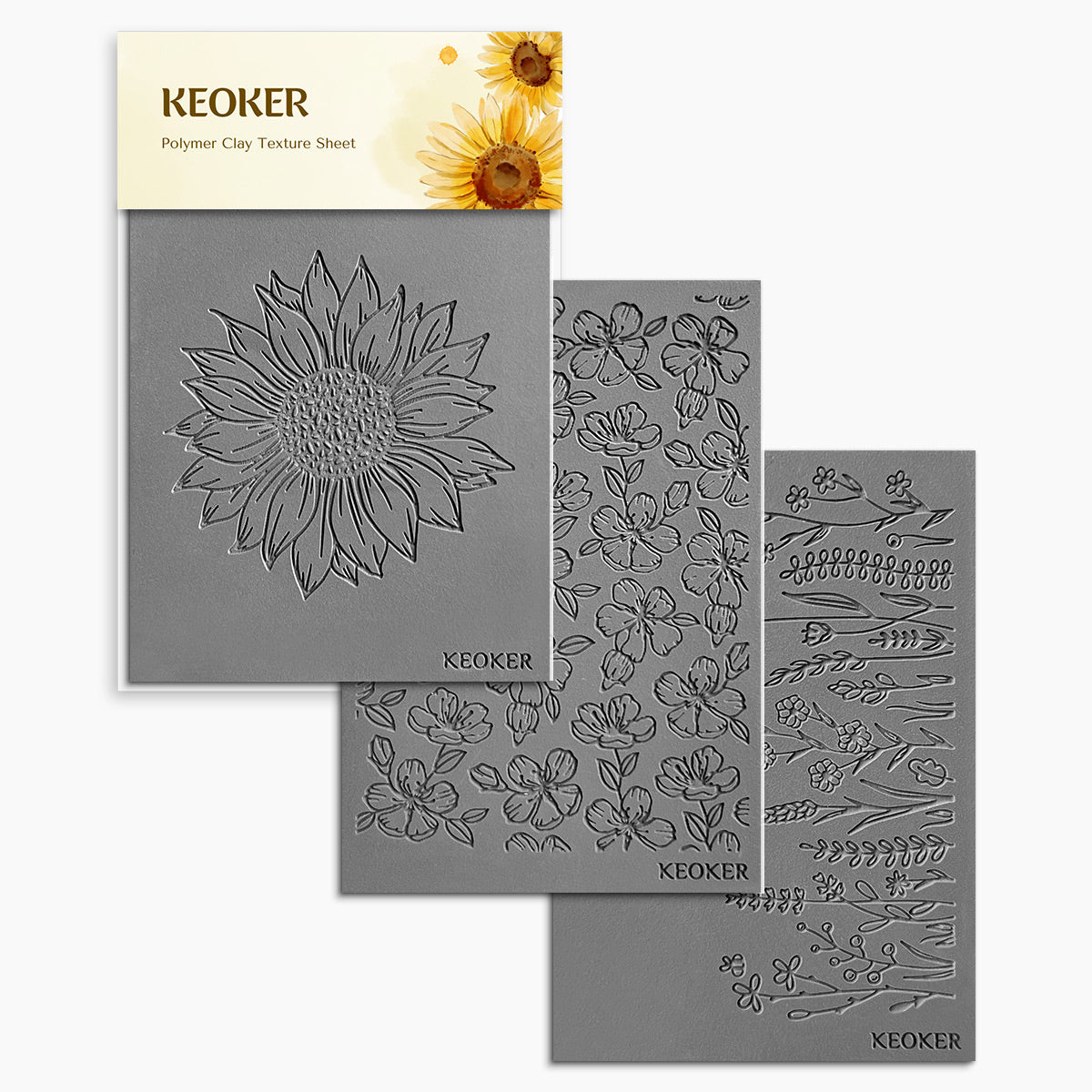 KEOKER Flower Clay Transfer Paper (Water-Based Paper)