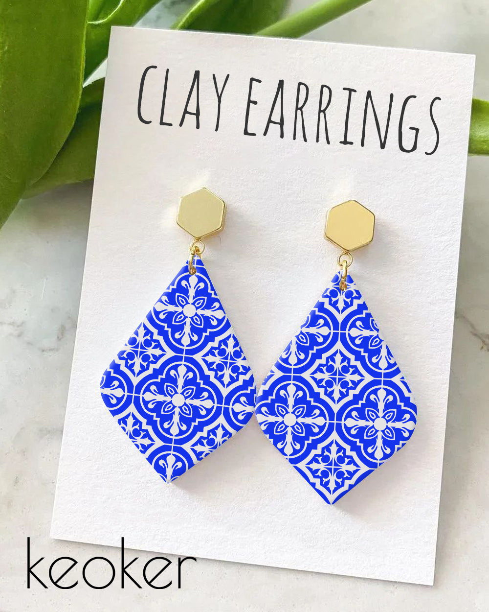 KEOKER Tile Silk Screen for Polymer Clay(3PCS)