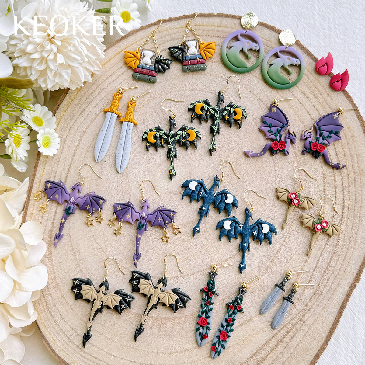 KEOKER Dragon Polymer Clay Cutters