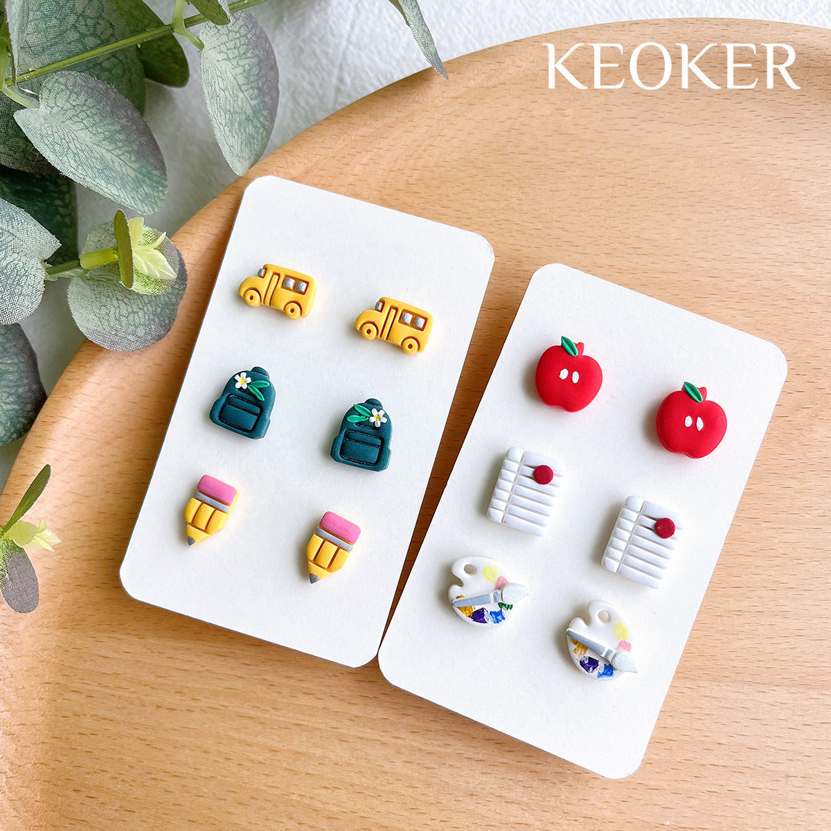  KEOKER Clay Cutters for Polymer Clay Jewelry, Fruit Polymer  Clay Cutters for Earrings Jewelry Making, 12 Shapes Fruit Plant Clay  Earrings Cutters, Clay Cutters