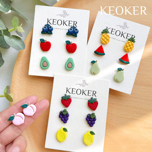 KEOKER Fruit Polymer Clay Cutters