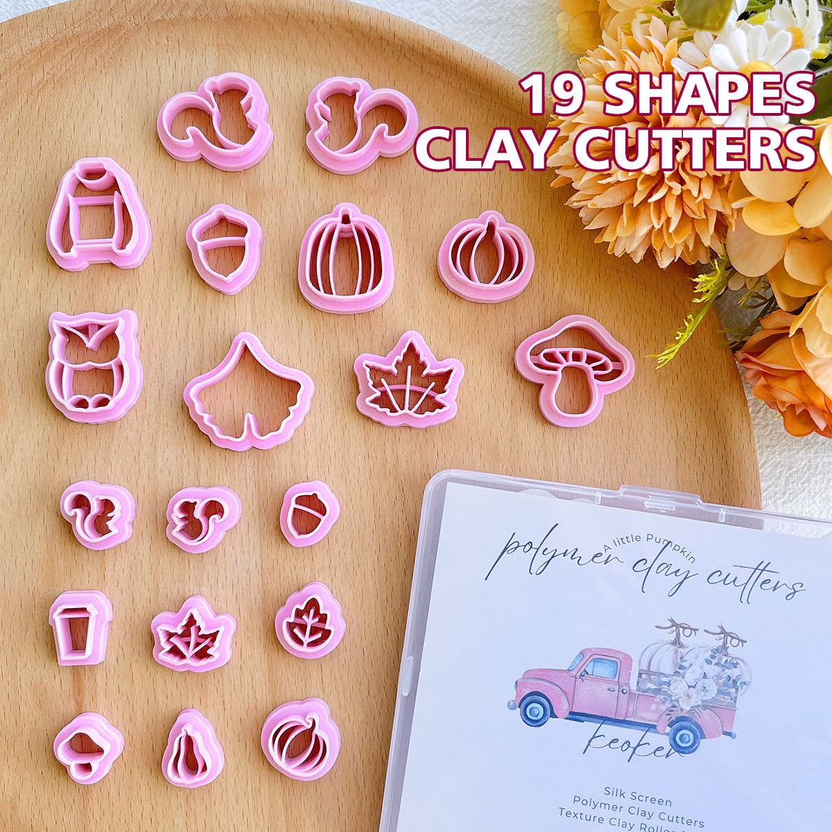 KEOKER Fall Polymer Clay Cutters Keoker Fall Polymer Clay Cutters