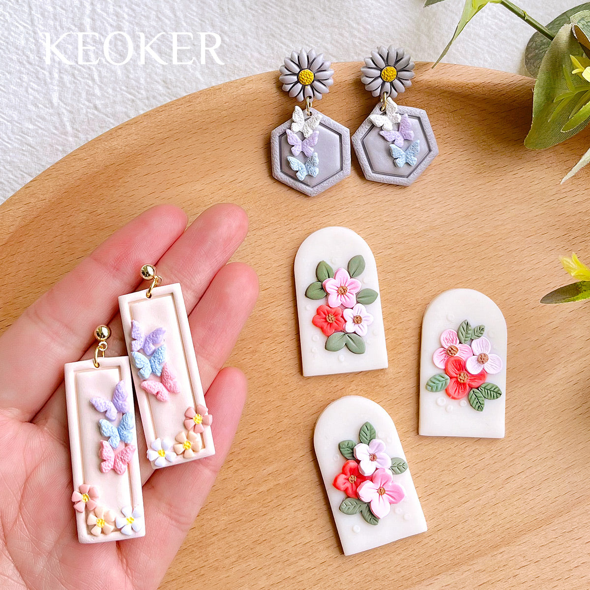 KEOKER Mini Butterfly Polymer Clay Cutters keoker-mini-butterfly-polymer-clay-cutters