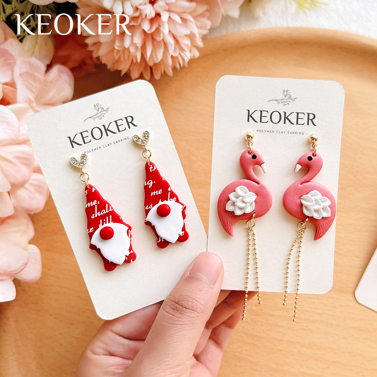 KEOKER Valentines Day Polymer Clay Cutters