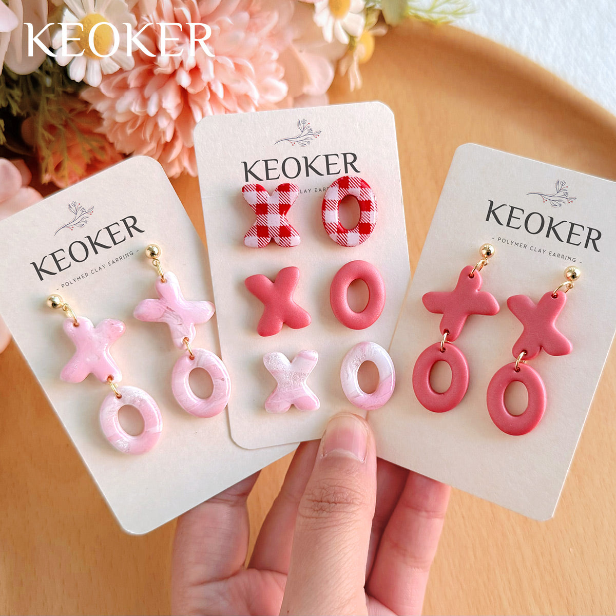 KEOKER Valentines Day Polymer Clay Cutters