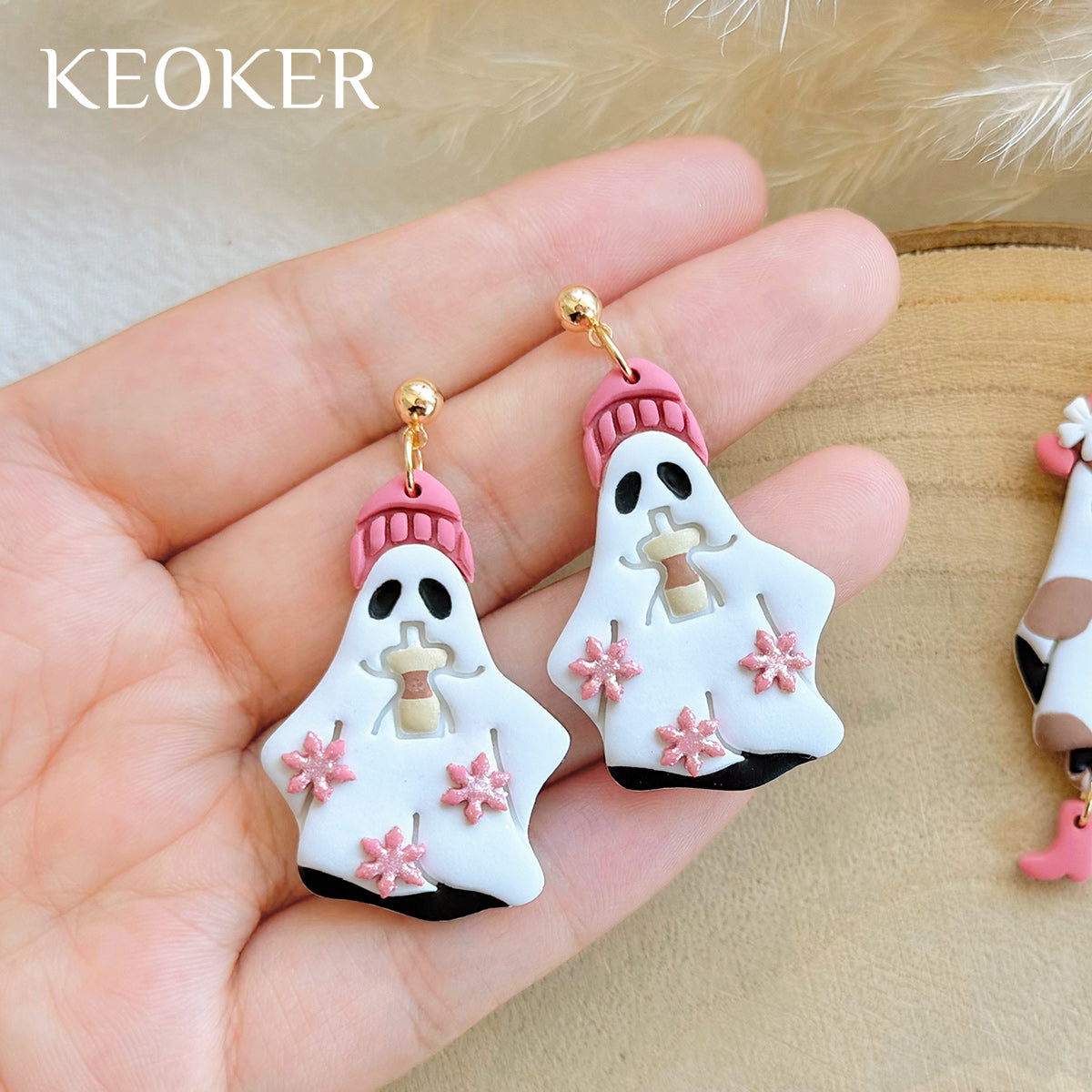 KEOKER Ghost Polymer Clay Cutters Halloween