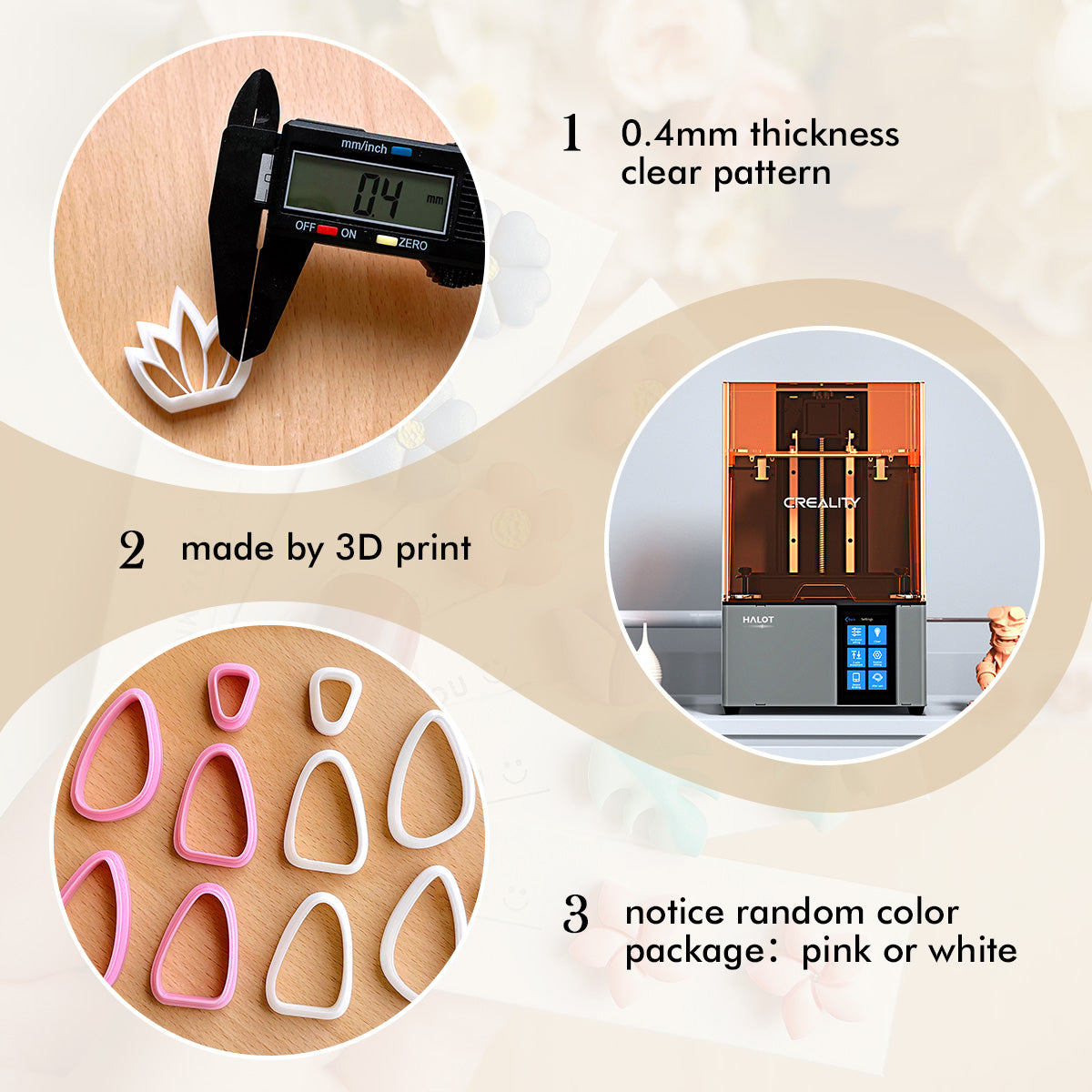 KEOKER Valentines Day Clay Cutters