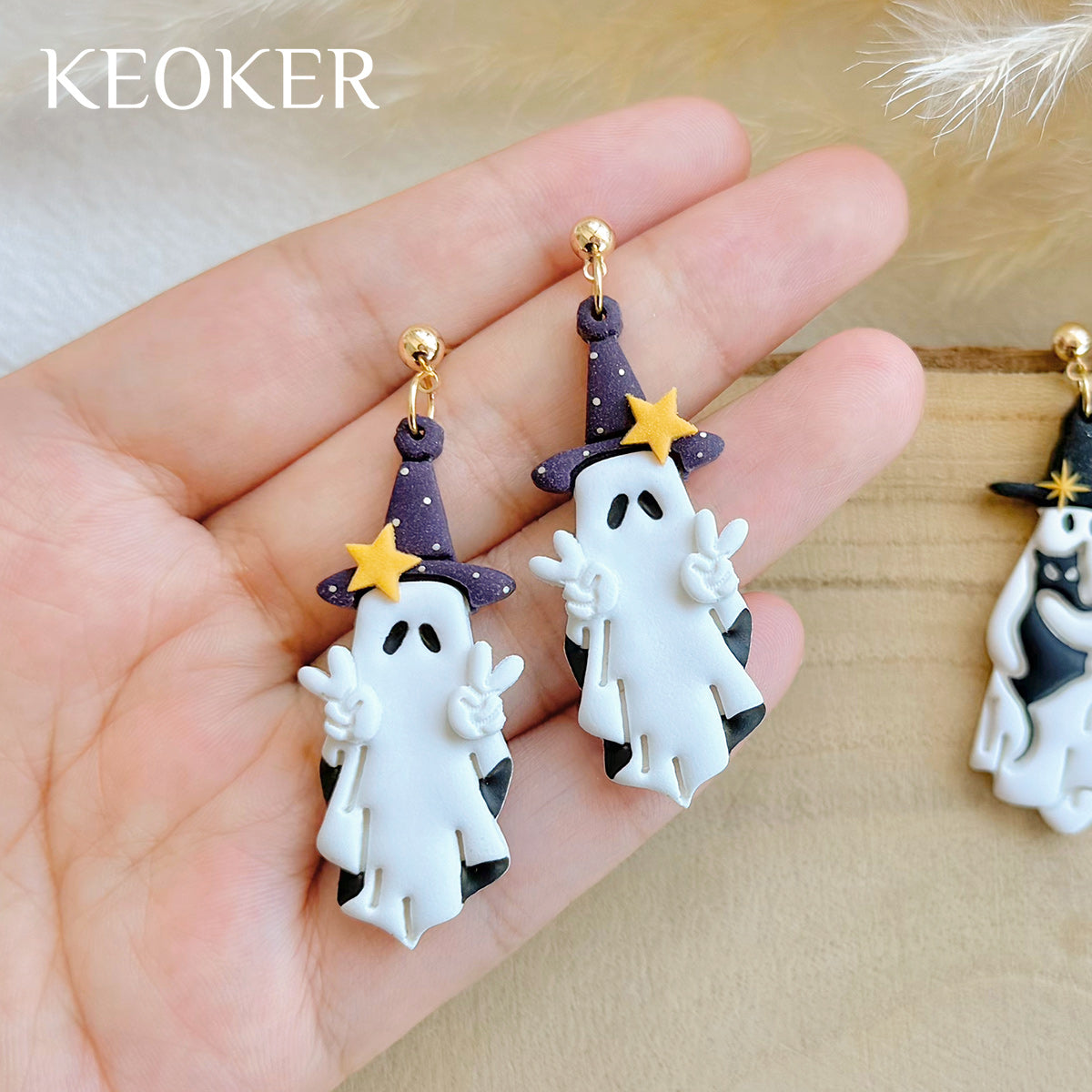 KEOKER Ghost Polymer Clay Cutters Halloween