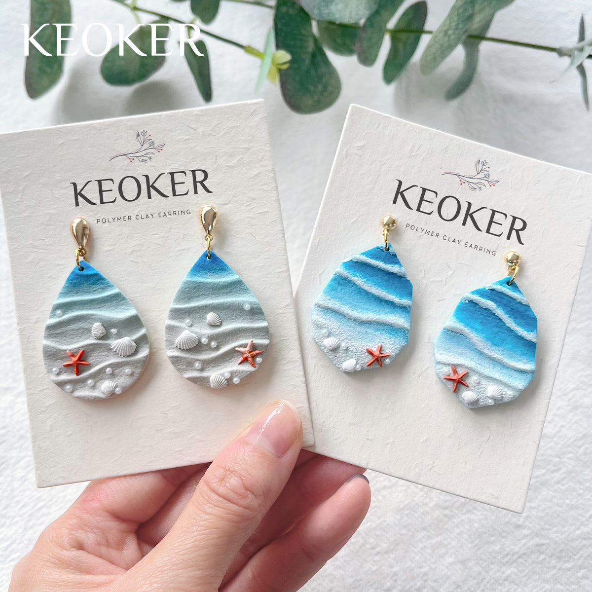 KEOKER Polymer Clay Texture Roller (Ocean Wave)