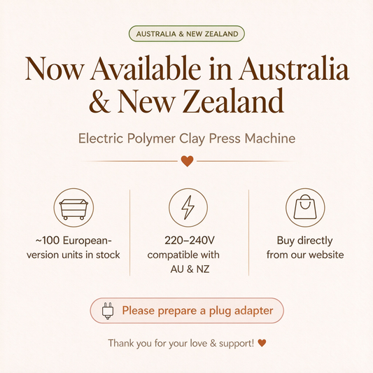 KEOKER Electric Polymer Clay Press Machine(For Australia, New Zealand, Poland, and Ireland）