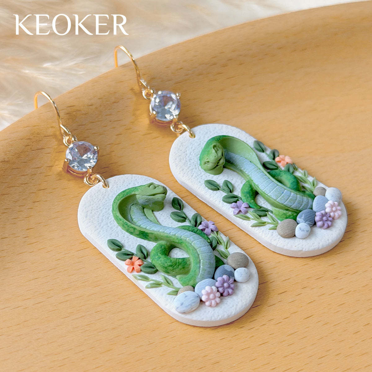 KEOKER Halloween Polymer Clay Earrings