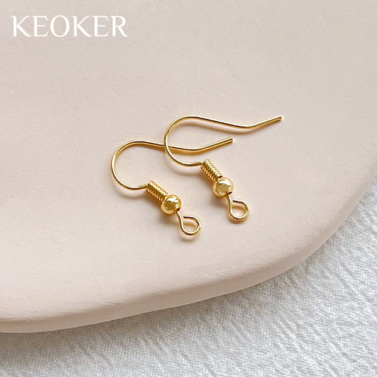 KEOKER 18K Gold Filled Earring Hook2(10PCS)