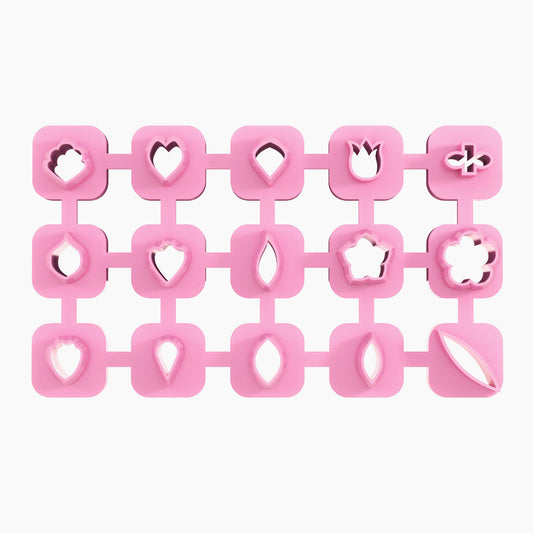 Keoker Mini Polymer Clay Cutters(15 Shapes)