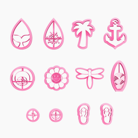 KEOKER Summer Polymer Clay Cutters