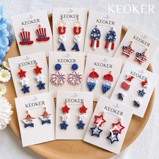 KEOKER Independence Day Polymer Clay Cutters