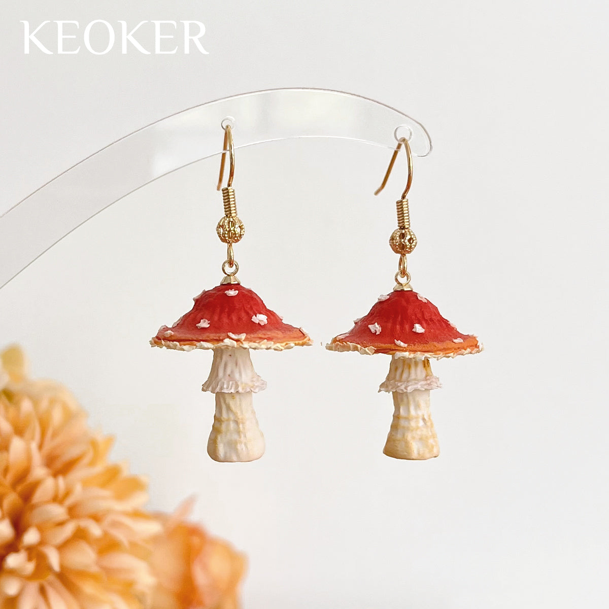 KEOKER Mushroom Polymer Clay Silicone Mold