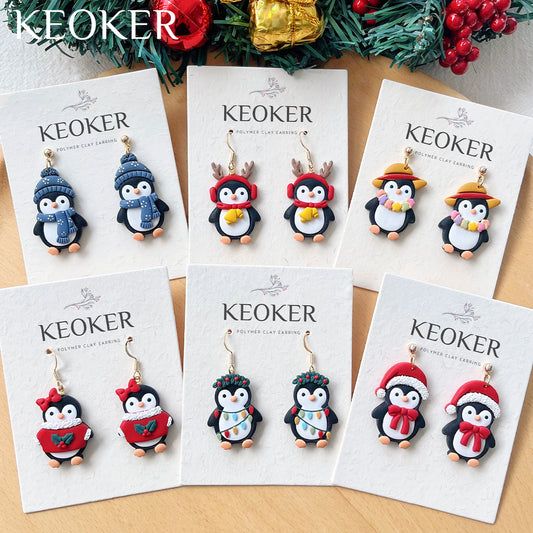 KEOKER Christmas Penguin Polymer Clay Cutters