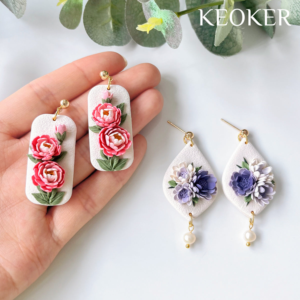KEOKER Polymer Clay Flower Petal Line Cutter