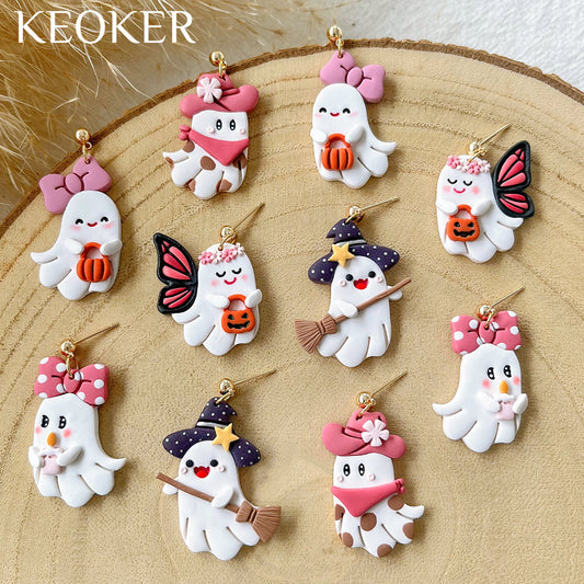 KEOKER Cute Ghost Clay Cutters