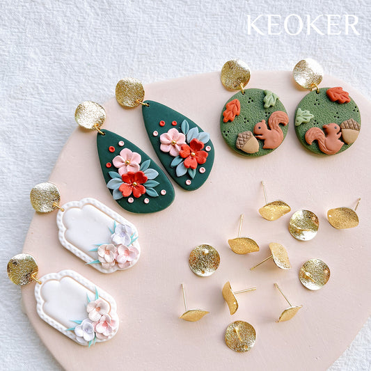 KEOKER 103 Polymer Clay Earrings Making Kit(Basis)