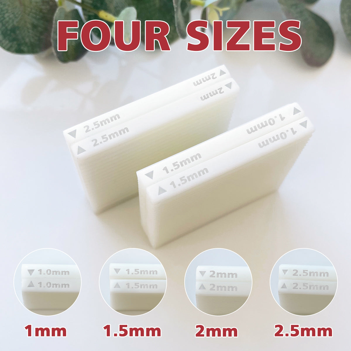 KEOKER 4 Sizes Polymer Clay Bead Roller