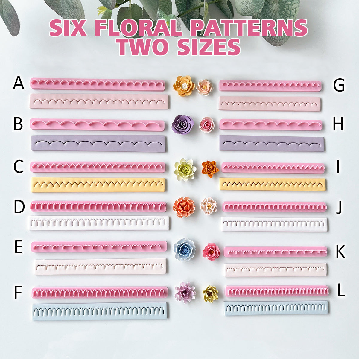 KEOKER Polymer Clay Flower Petal Line Cutter