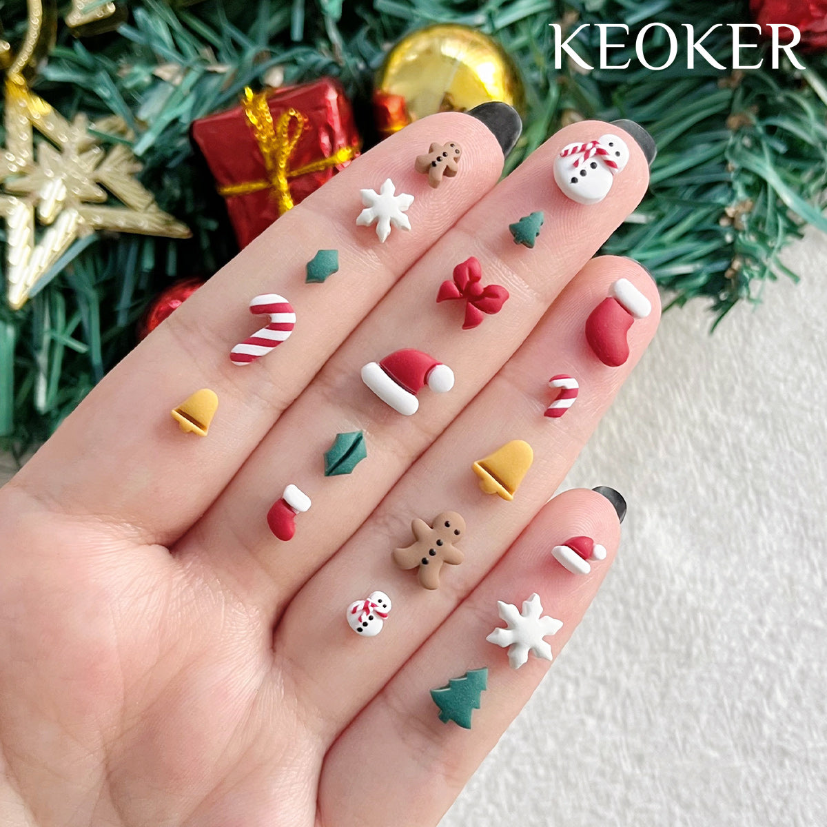 KEOKER Christmas Mini Polymer Clay Cutters
