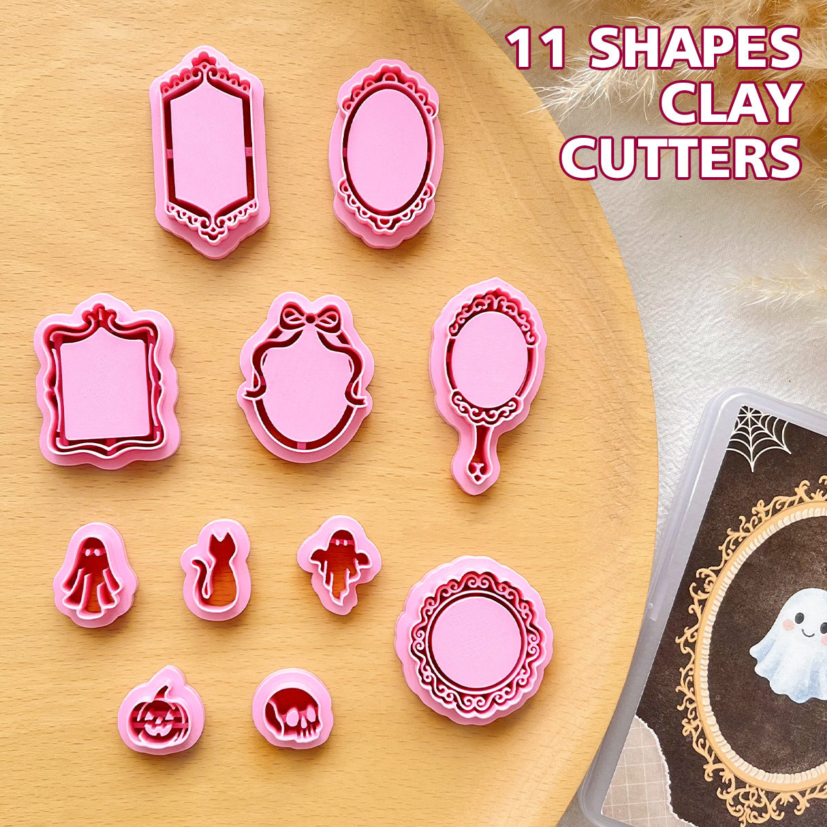 KEOKER Vintage Style Halloween Clay Cutters