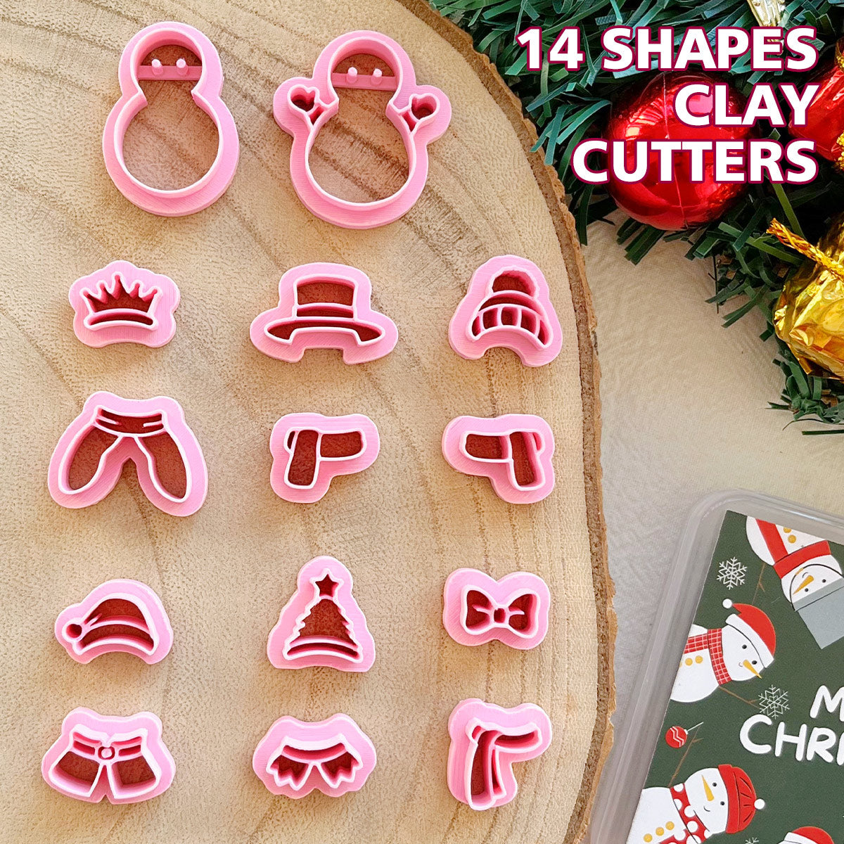 KEOKER Christmas Snowman Polymer Clay Cutters