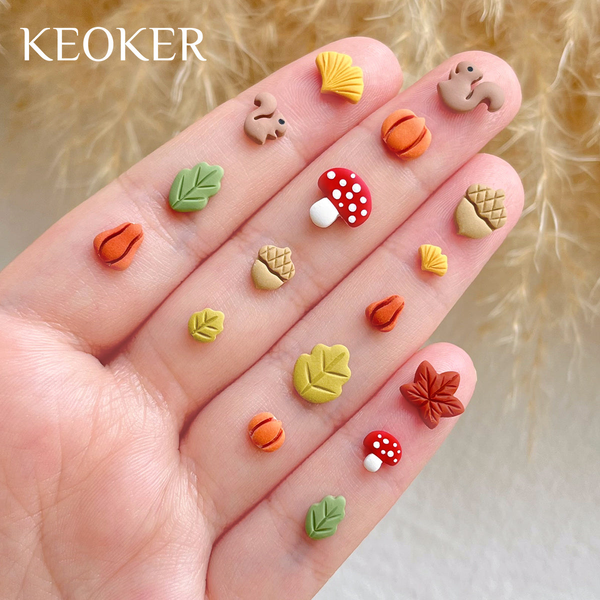 KEOKER Fall Mini Polymer Clay Cutters