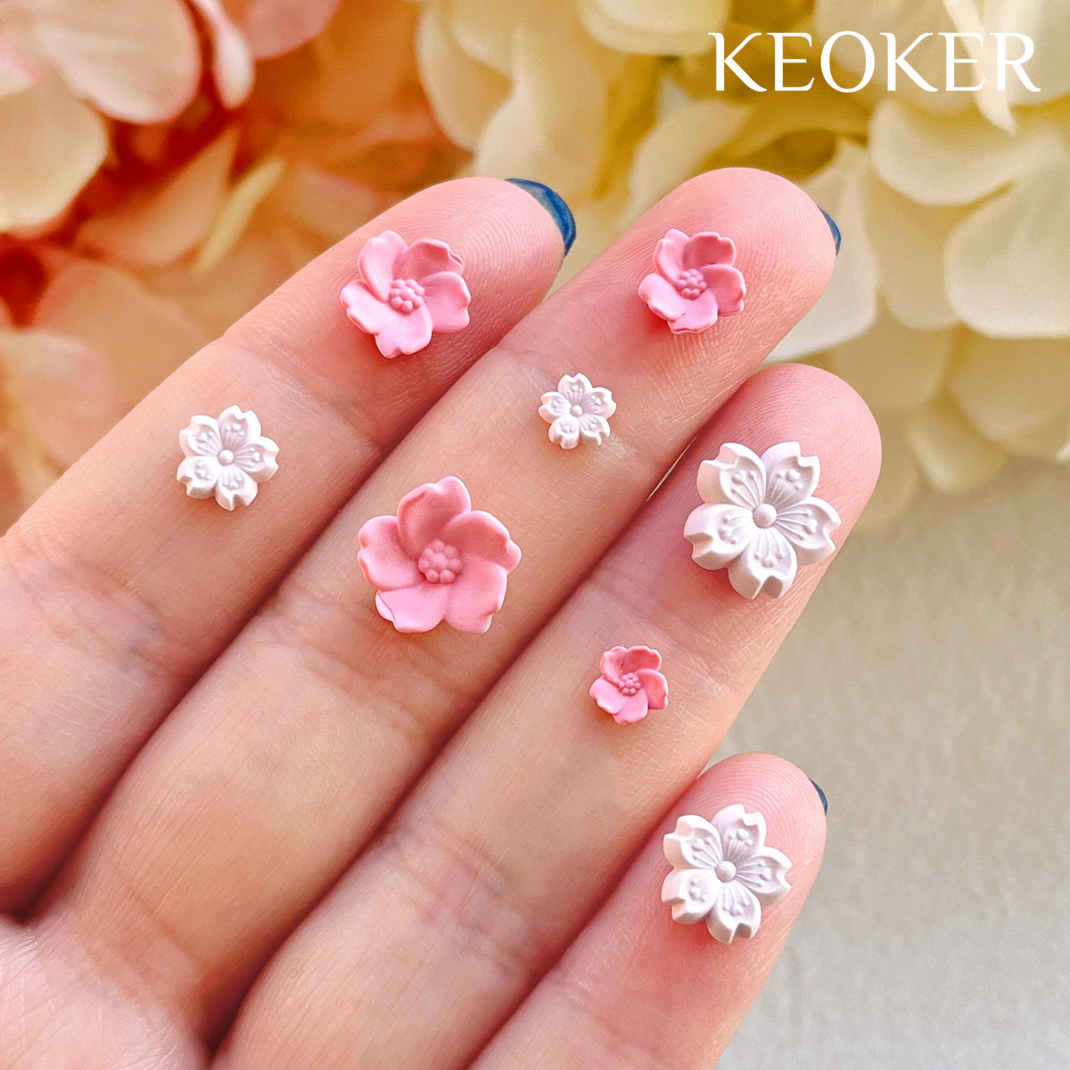 KEOKER Cherry Blossoms Polymer Clay Molds