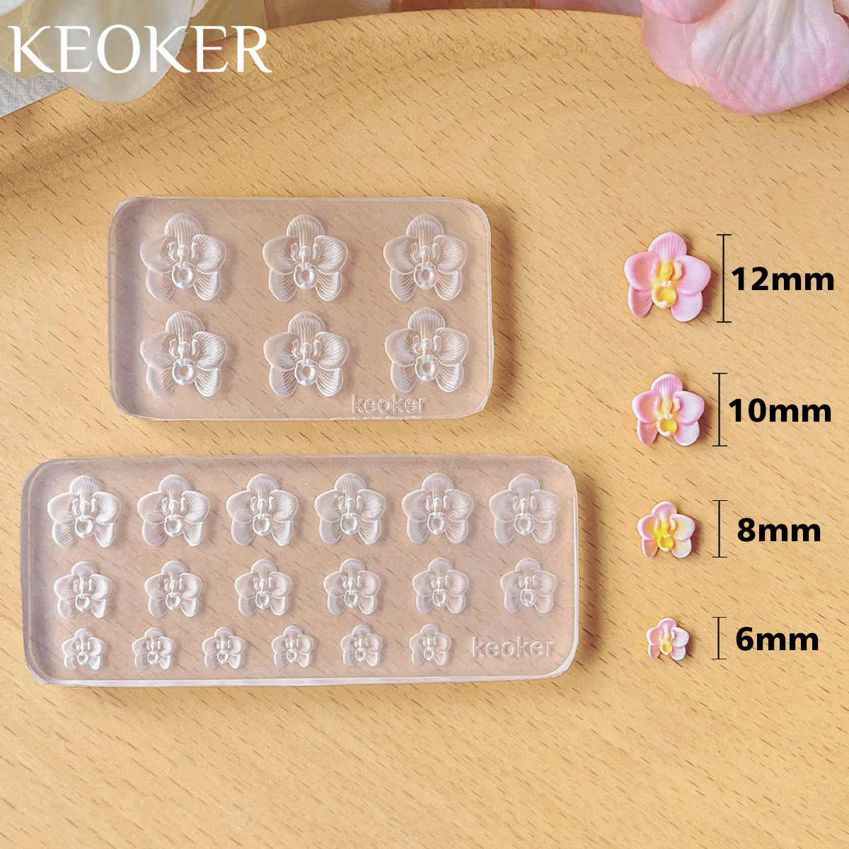 KEOKER Phalaenopsis Orchid Polymer Clay Molds