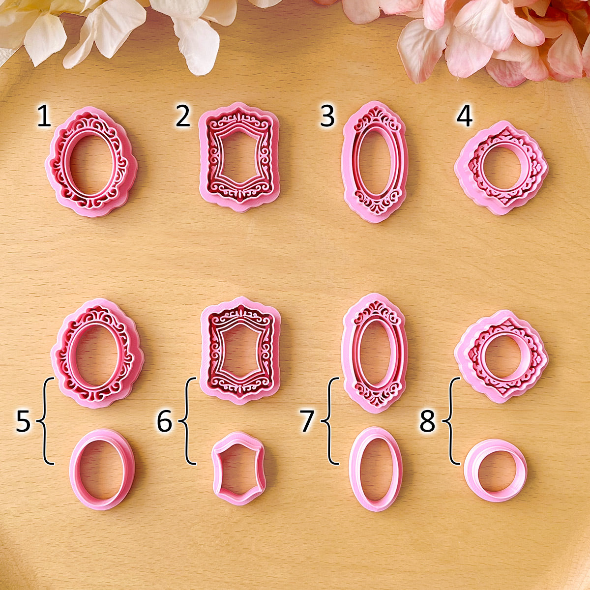 KEOKER Vintage Frame Polymer Clay Cutters