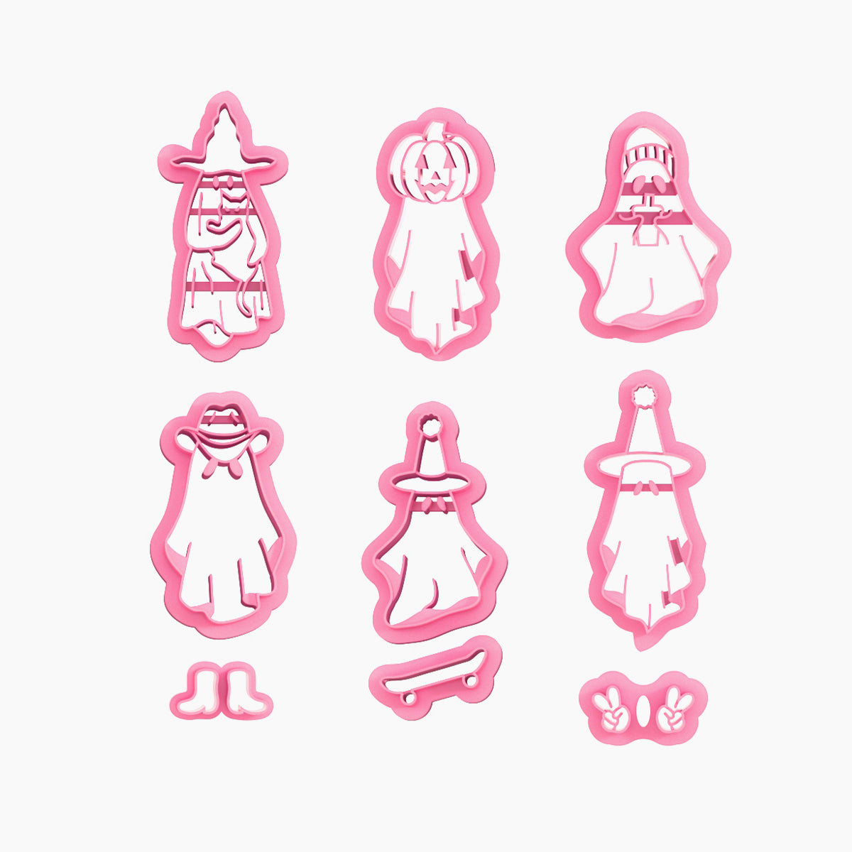KEOKER Ghost Polymer Clay Cutters Halloween