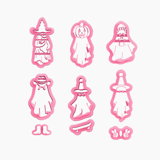 KEOKER Ghost Polymer Clay Cutters Halloween