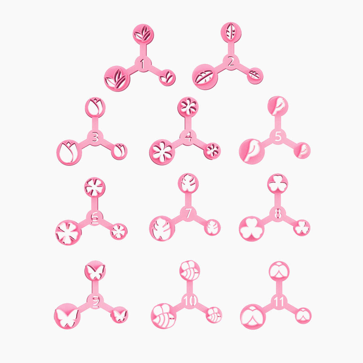 KEOKER Spring Mini Polymer Clay Cutters