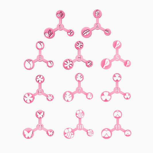 KEOKER Spring Mini Polymer Clay Cutters