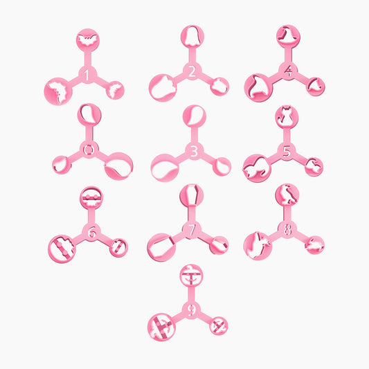 Keoker Mini Halloween Polymer Clay Cutters