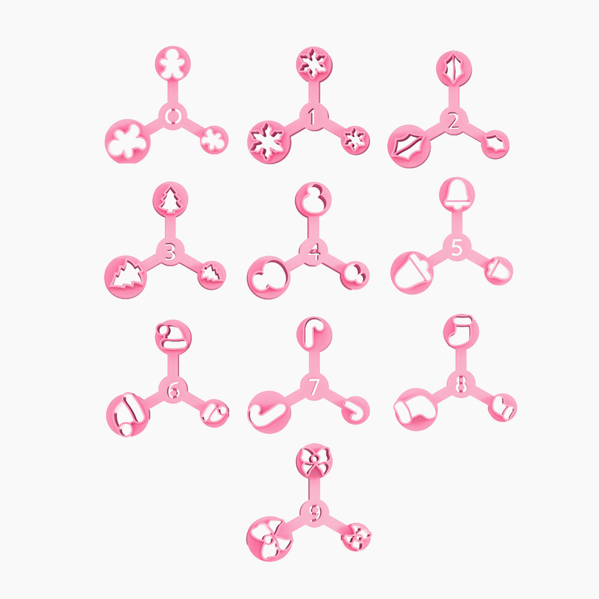 KEOKER Christmas Mini Polymer Clay Cutters