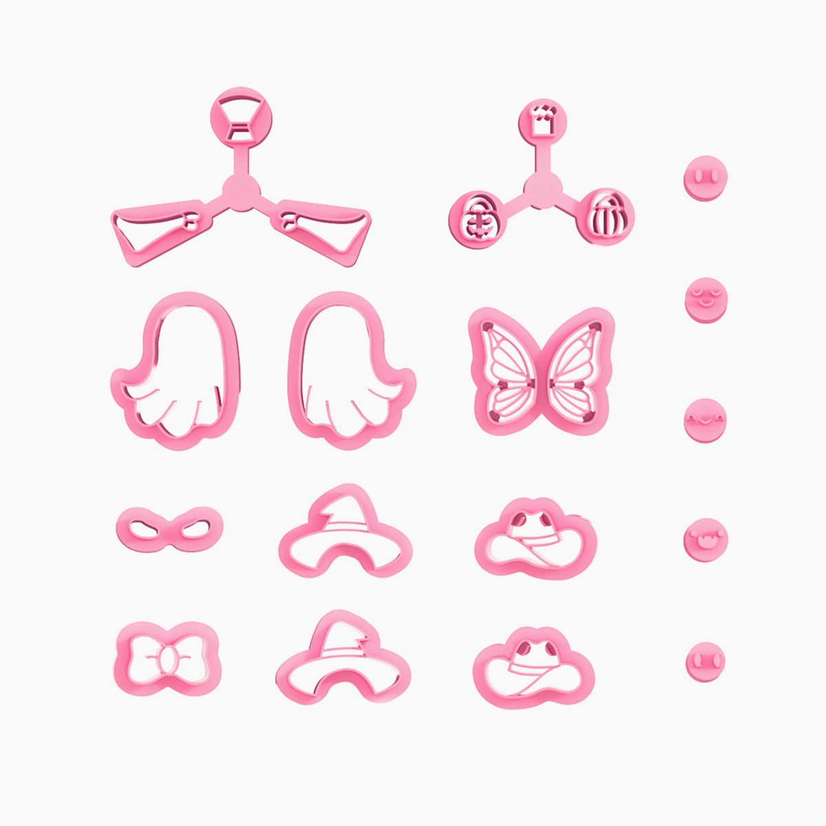KEOKER Cute Ghost Clay Cutters