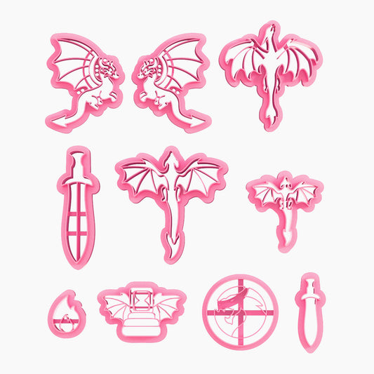 KEOKER Dragon Polymer Clay Cutters