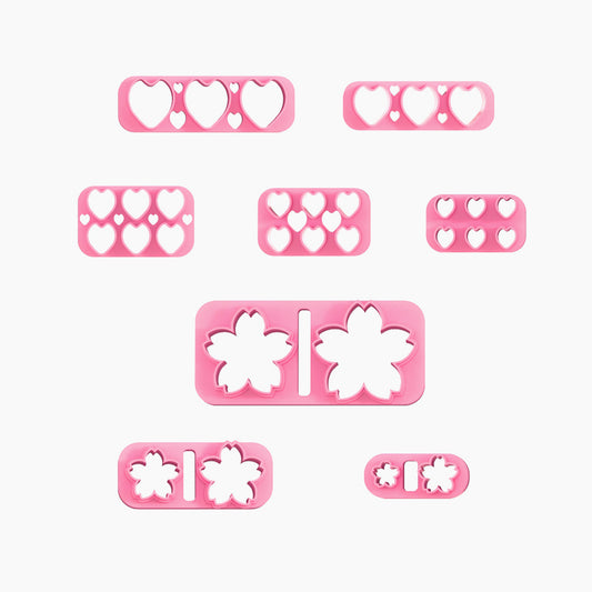 KEOKER Cherry Blossoms Clay Earring Cutters