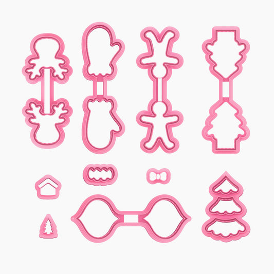 Keoker Christmas Keychain Polymer Clay Cutter