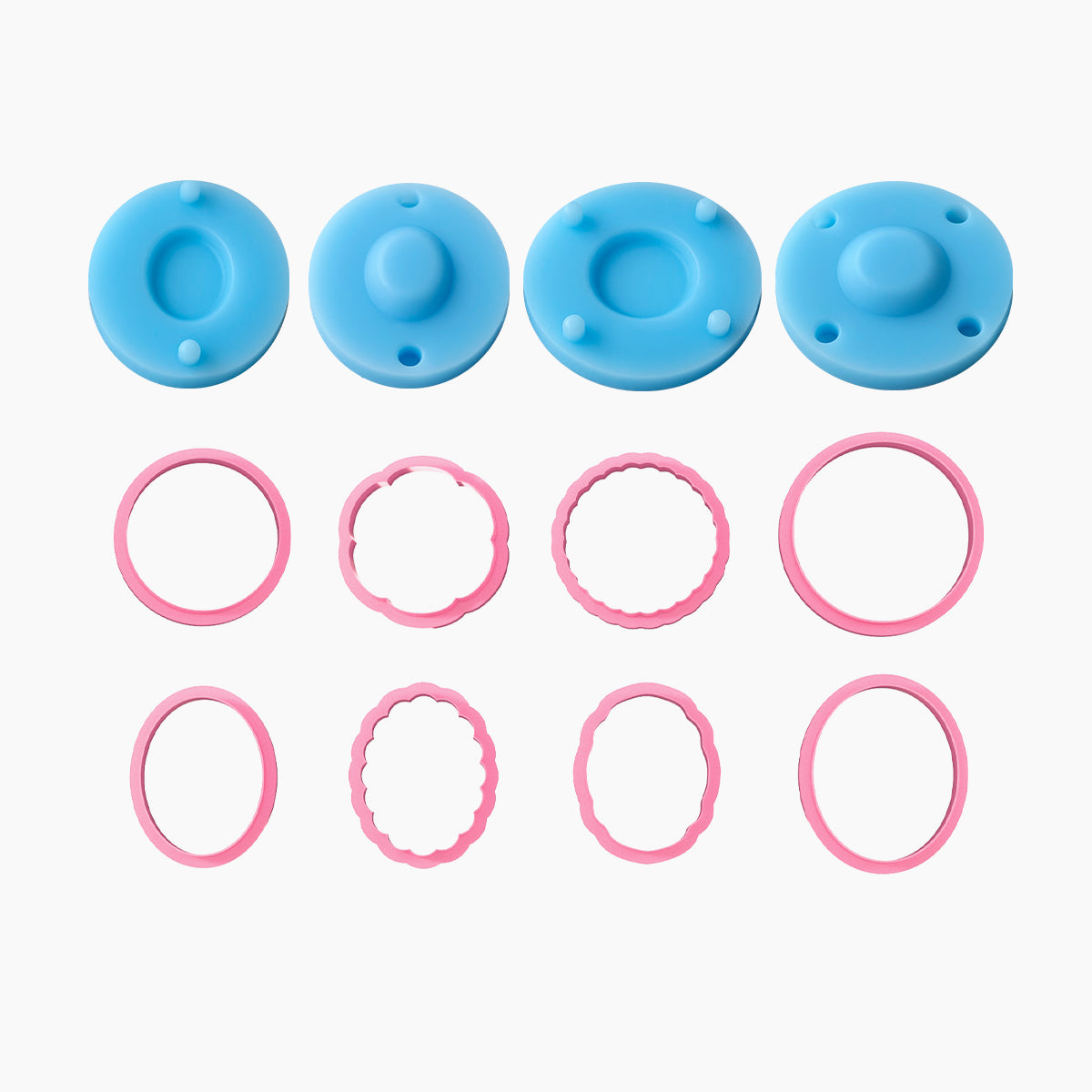 KEOKER Scalloped Edge Plate Clay Cutters and Clay Molds